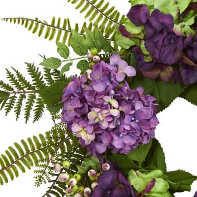 Image showing  24 in. Hydrangea Berry Wreath, 4230