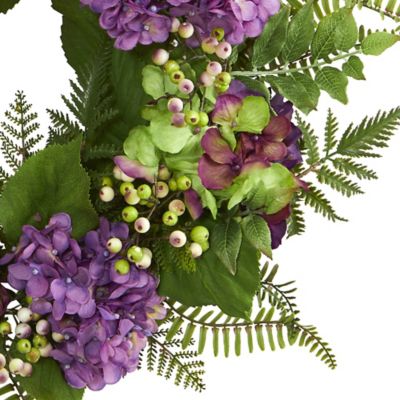 Image showing  24 in. Hydrangea Berry Wreath, 4230