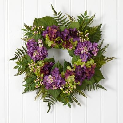 Image showing  24 in. Hydrangea Berry Wreath, 4230