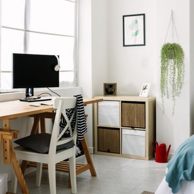 Image showing  21 in. String of Pearl Artificial Plant Hanging Basket