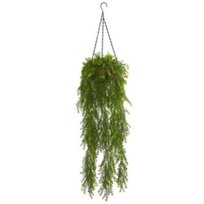 Nearly Natural 3 ft. Willow Artificial Plant with Hanging Basket