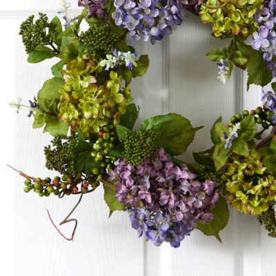 Image showing  24 in. Hydrangea Wreath, 4666