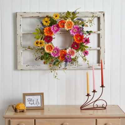 Image showing  26 in. African Sunflower Wreath