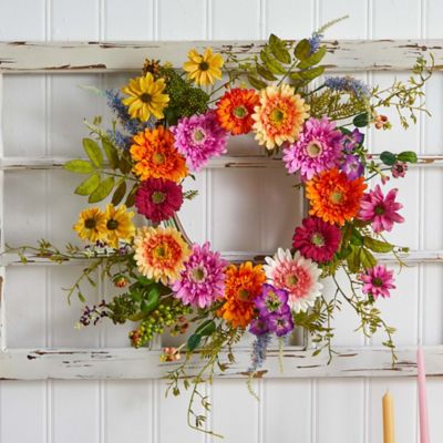 Image showing  26 in. African Sunflower Wreath