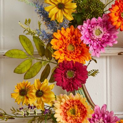 Image showing  26 in. African Sunflower Wreath