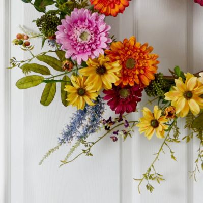 Image showing  26 in. African Sunflower Wreath