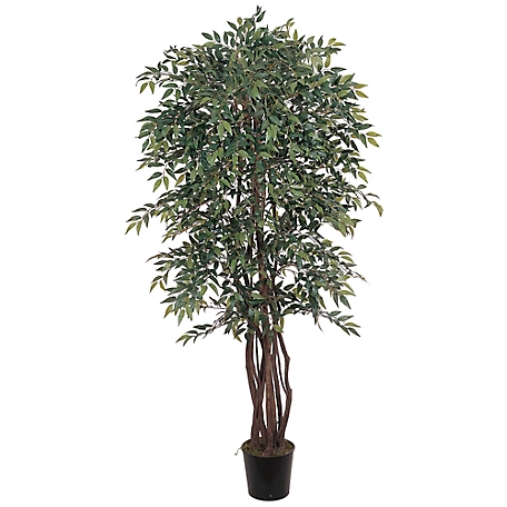 Nearly Natural 6 ft. Smilax Silk Tree