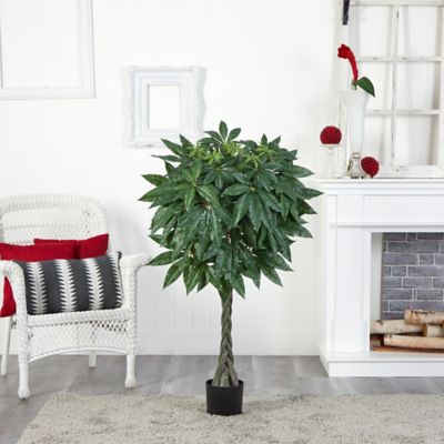 Image showing  51 in. Artificial Braided Money Tree