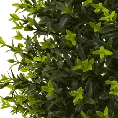 Image showing  35 in. UV-Resistant Indoor/Outdoor Ixora Topiary Tree