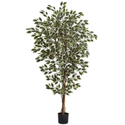 Nearly Natural 6 ft. Artificial Hawaiian Ficus Tree
