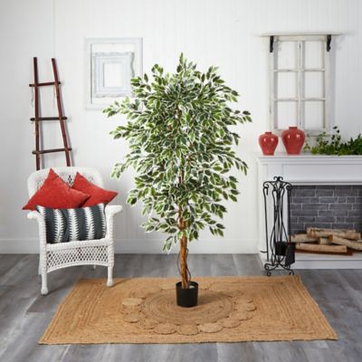 Image showing  6 ft. Artificial Hawaiian Ficus Tree