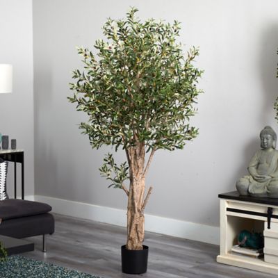 Image showing  6 ft. Faux Olive Tree