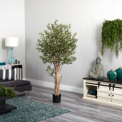 Image showing  6 ft. Faux Olive Tree