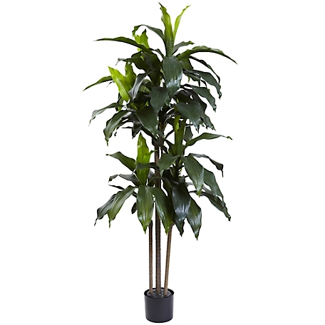 Nearly Natural 5 ft. UV-Resistant Indoor/Outdoor Dracaena Plant