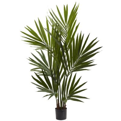 Nearly Natural 4 ft. Silk Kentia Palm Tree