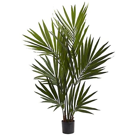 Nearly Natural 4 ft. Silk Kentia Palm Tree