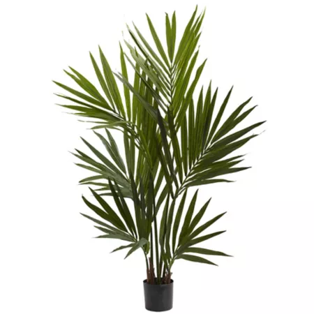 4ft Almost Natural Silk Kentia Palm Artificial Plants & Flowers