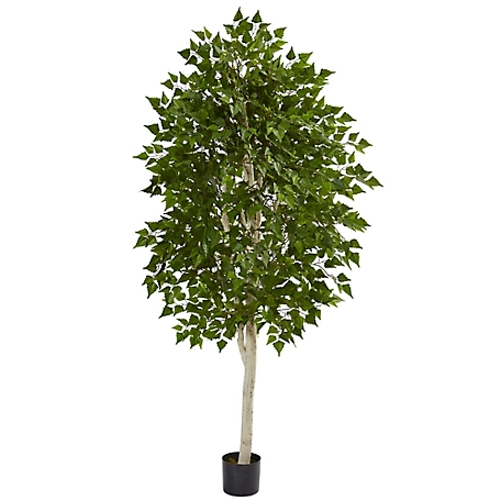 Nearly Natural 6 ft. Artificial Birch Tree