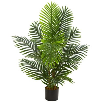Nearly Natural 4 ft. Artificial Paradise Palm Tree