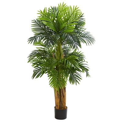 Nearly Natural 5 ft. Artificial Triple Areca Palm Tree