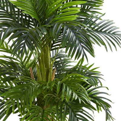 Image showing  5 ft. Artificial Triple Areca Palm Tree