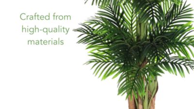 Image showing  5 ft. Artificial Triple Areca Palm Tree