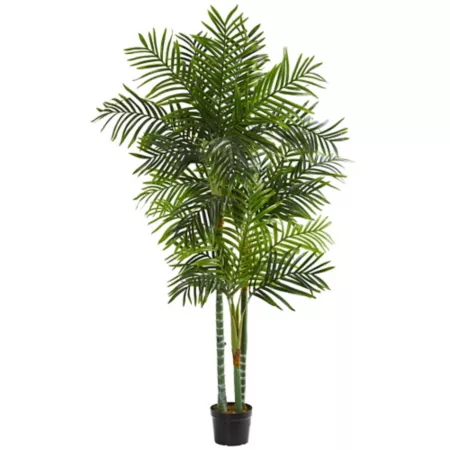 7.5ft Almost Natural Artificial Areca Palm Tree Artificial Plants & Flowers