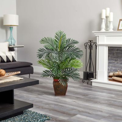 Image showing  3 ft. Artificial Paradise Palm Tree in Decorative Planter