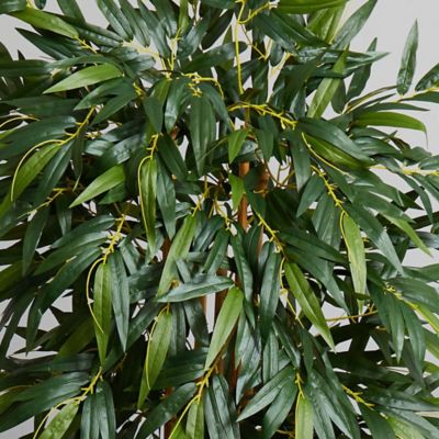Image showing 5 th Nearly Natural 5.5 ft. Bamboo Plant with Decorative Planter