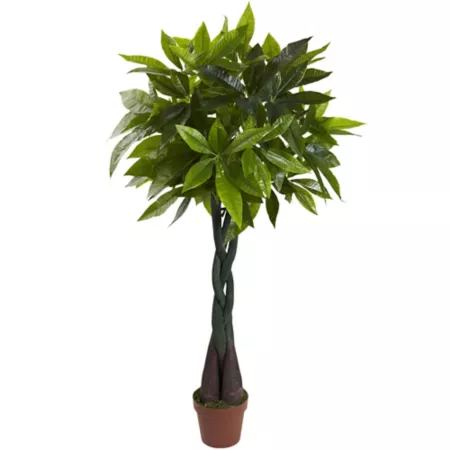 Nearly Natural 4 Foot Real Touch Artificial Money Plant Artificial Plants & Flowers