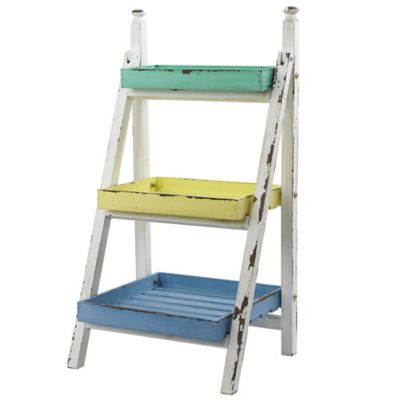 Image showing  26.5 in. Farmhouse Decorative Plant Display Stand