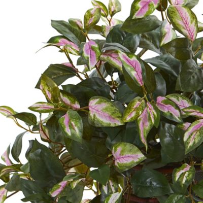 Image showing  20 in. Artificial Hoya Plant in Decorative Planter