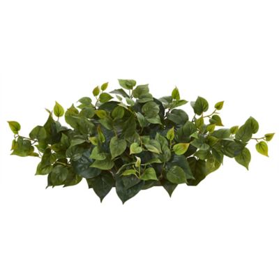 Nearly Natural 31 in. Artificial Philodendron Ledge Plant