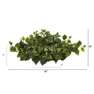 Image showing  31 in. Artificial Philodendron Ledge Plant