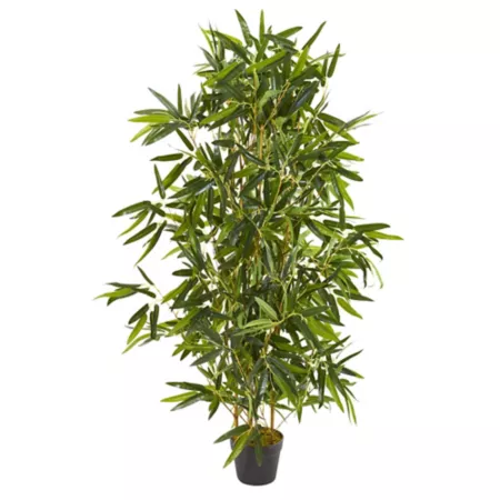 Nearly Natural 4' Real Touch UV Resistant Indoor/Outdoor Artificial Bamboo Tree Artificial Plants & Flowers