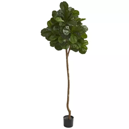 Nearly Natural 7 ft Artificial Fiddle Leaf Fig Tree Artificial Plants & Flowers