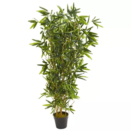 Nearly Natural 57-inch Real Touch Indoor/Outdoor UV Resistant Artificial Bamboo Tree Artificial Plants & Flowers