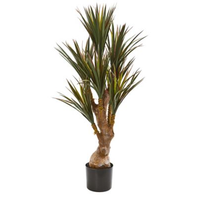 Nearly Natural 46 in. Indoor/Outdoor UV-Resistant Artificial Yucca Tree