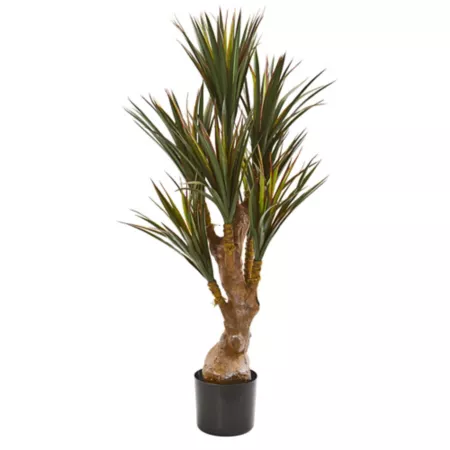 46-in UV Resistant Artificial Yucca Tree Nearly Natural Artificial Plants & Flowers