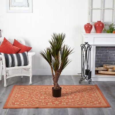 Image showing 2 th Nearly Natural 46 in. Indoor/Outdoor UV-Resistant Artificial Yucca Tree