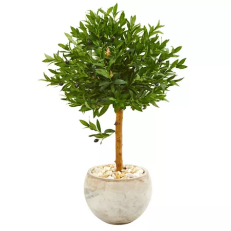 Nearly Natural 38'' Indoor/Outdoor UV Resistant Artificial Topiary Tree in Planter Artificial Plants & Flowers