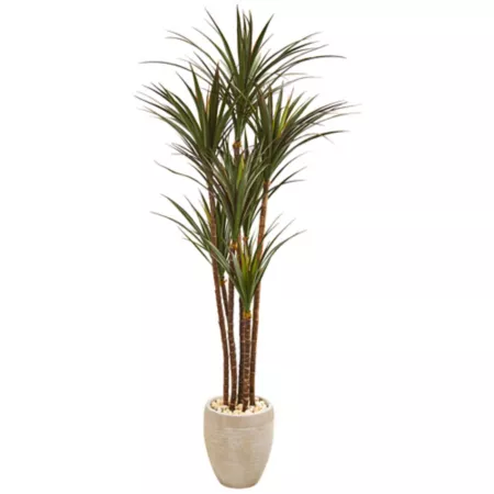 Nearly Natural 68'' Indoor/Outdoor UV Resistant Artificial Giant Yucca Tree in Planter Artificial Plants & Flowers