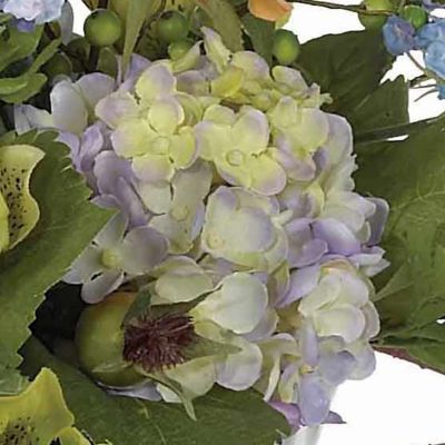 Image showing 1 th Nearly Natural 20 in. Artificial Hydrangea Centerpiece