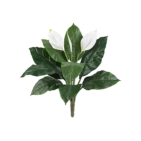 Nearly Natural 24 in. Spathiphyllum Artificial Plant Set, 3 pc.