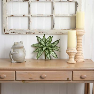 Image showing  10 in. Variegated Silver Queen Artificial Plant Set, 6 pc.