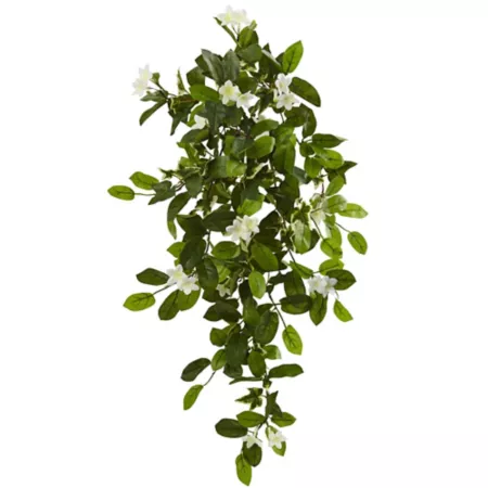 Nearly Natural Mixed Stephanotis and Ivy Artificial Hanging Plant Set 19" 4 Piece Artificial Plants & Flowers