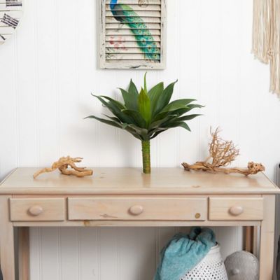 Image showing  19 in. Large Agave Artificial Plant Set, 2 pc.