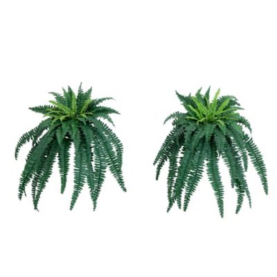 Nearly Natural 35 in. Boston Fern Artificial Plant Set, 2 pc.