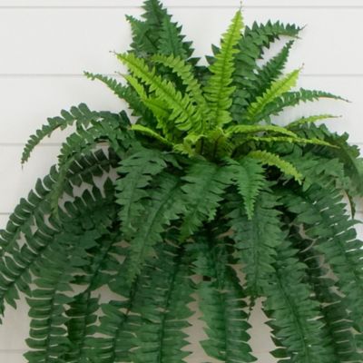 Image showing  35 in. Boston Fern Artificial Plant Set, 2 pc.
