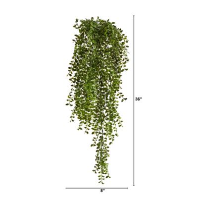 Image showing  3 ft. UV-Resistant Indoor/Outdoor Artificial Gleditsia Bush Plant Set, 2 pc.